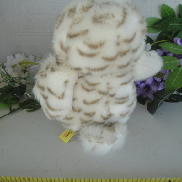 Miyoni Tot by Aurora Plush snowy owl--10" tall - Picture 3 of 7